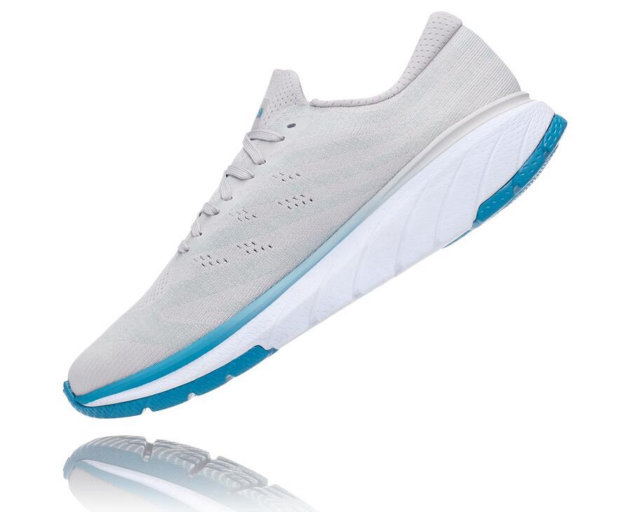 Tenis Hoka One One Hombre Blancos/Azules - Cavu 3 - ETUA24193